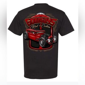 Goodguys Rod & Custom Black Rat Rod Tee Size Large Americana & Hot Rodding